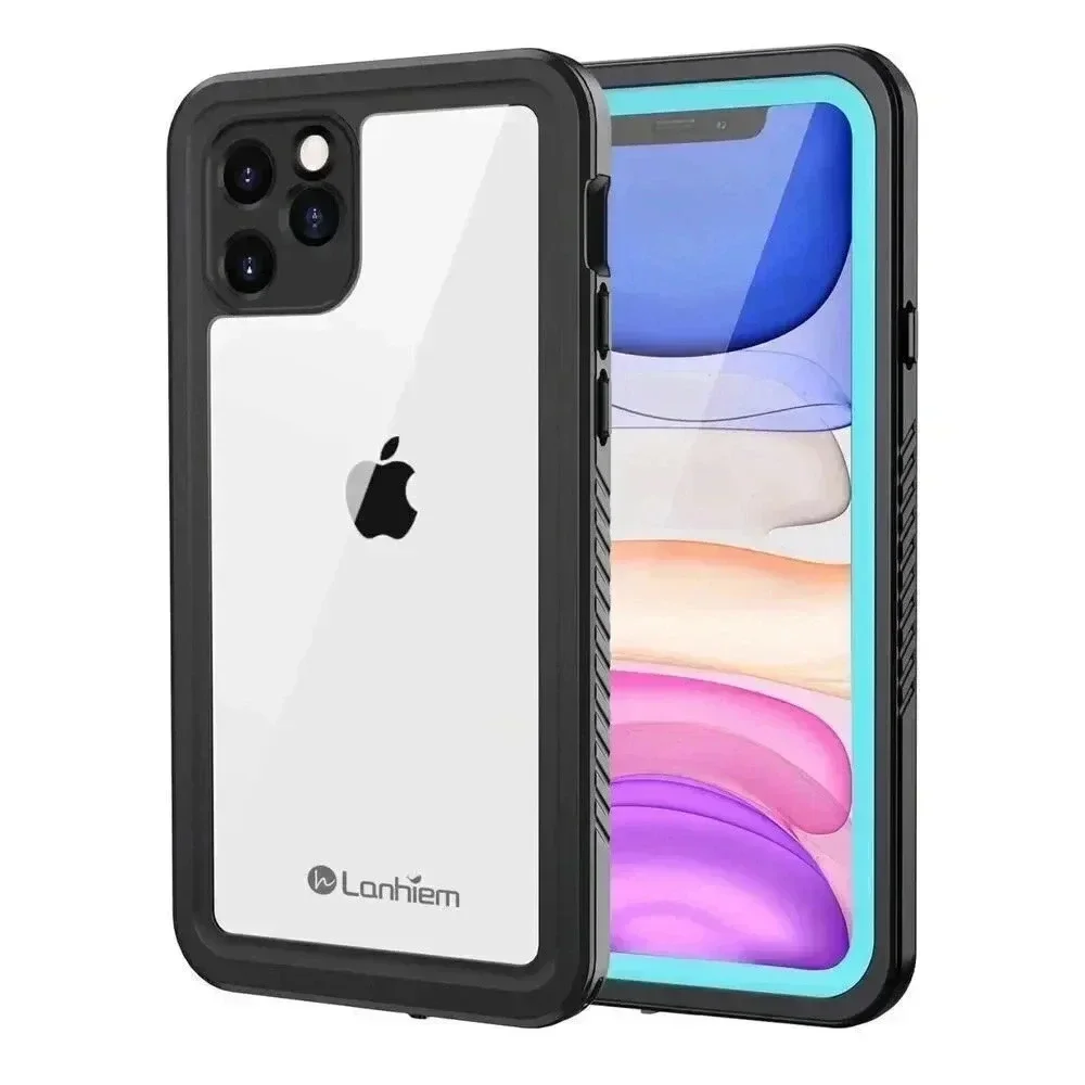 Lanhiem IP68 Waterproof Case For iPhone 11 Pro 5.8” 360° Protection With‎ Strap